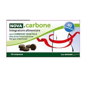 Nova Argentia Nova Carbone Vegetale 40 Compresse