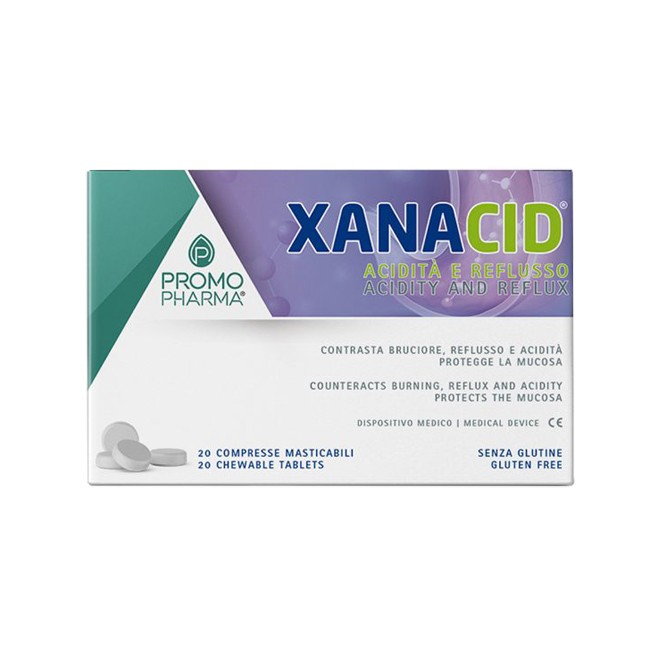 Promopharma Xanacid 20 Compresse Masticabili Promopharma Xanacid 20 Compresse Masticabili