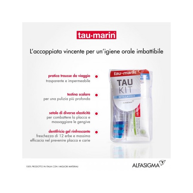 Tau-Marin Kit Spazzolino Morbido New