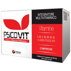 Fidanza Vitaminici Psicovit 24 Compresse 15,6 G