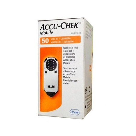 Roche Strisce Misurazione Glicemia Accu-chek Mobile 50 Test Mic 2 Roche Strisce Misurazione Glicemia Accu-chek Mobile 50 Test Mic 2