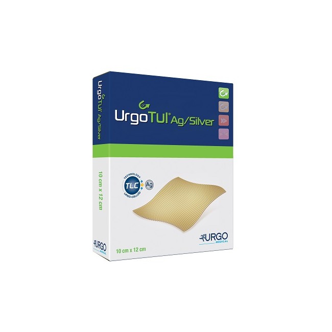 Urgo Medical Medicazione Sterile Urgotul Ag/silver 15x15 Cm 5 Pezzi
