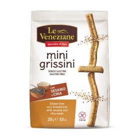 Molino Di Ferro Le Veneziane Mini Grissini Sesamo E Chia 250 G