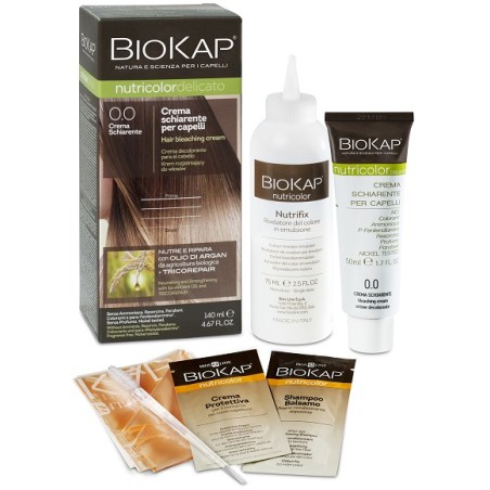 Bios Line Biokap Nutricolor 0,0 New Crema Schiarente Tinta Tubo + Flacone Bios Line Biokap Nutricolor 0,0 New Crema Schiarente Tinta Tubo + Flacone