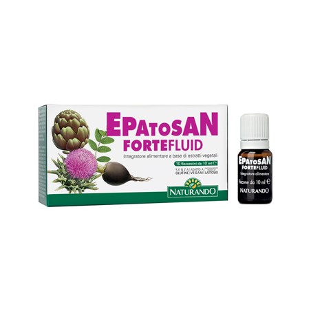 Naturando Epatosan Forte Fluid 10 Flaconcini Da 10 Ml Naturando Epatosan Forte Fluid 10 Flaconcini Da 10 Ml