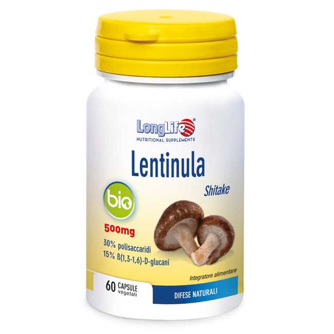 Longlife Lentinula Bio 60 Capsule Vegetali Da 595 Mg