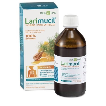 Bios Line Larimucil Tosse Pediatrico 1+ Sciroppo 175 Ml Ce 0426 230 G Bios Line Larimucil Tosse Pediatrico 1+ Sciroppo 175 Ml Ce 0426 230 G