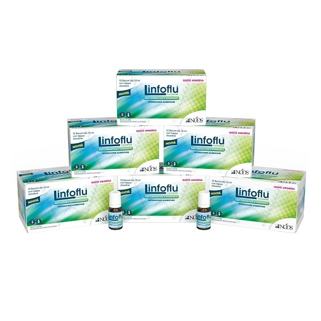 Noos Linfoflu Multipack Confezione Multipla Da 6 Astucci X 15 Flaconi Da 10 Ml