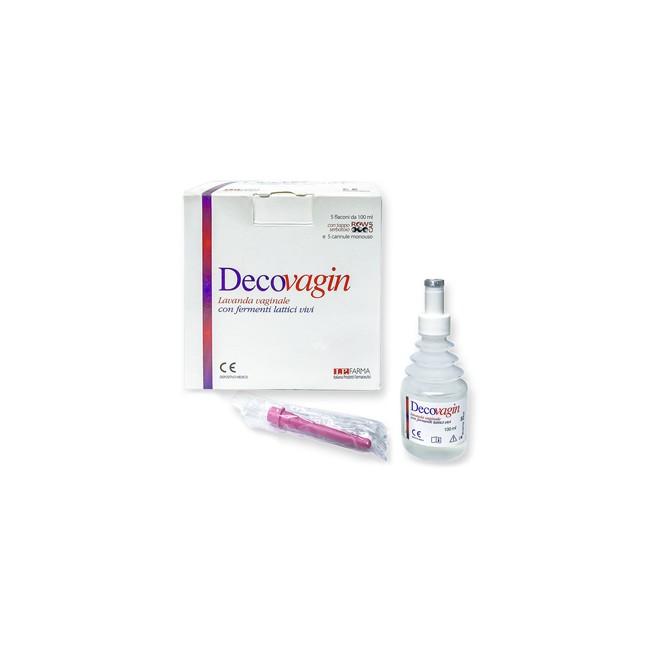Bionativa Decovagin 5 Flaconi Da 100 Ml + 5 Cannule Monouso