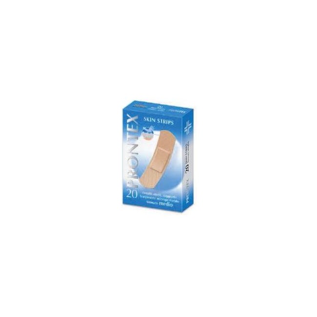 Safety Cerotto Prontex Skin Strips Formato Medio Astuccio 20 Pezzi Safety Cerotto Prontex Skin Strips Formato Medio Astuccio 20 Pezzi