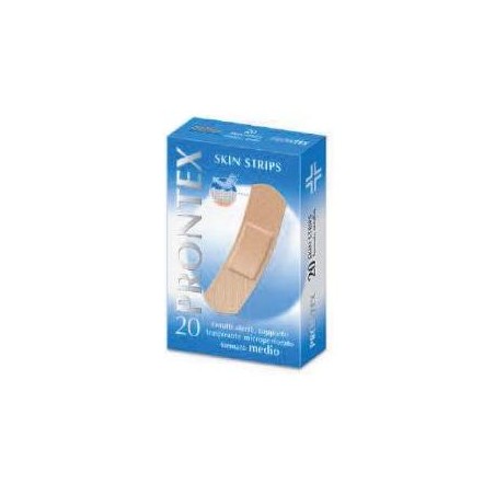 Safety Cerotto Prontex Skin Strips Formato Medio Astuccio 20 Pezzi Safety Cerotto Prontex Skin Strips Formato Medio Astuccio 20 Pezzi