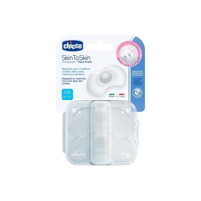 Chicco Paracapezzoli in silicone silicone per allattamento naturale