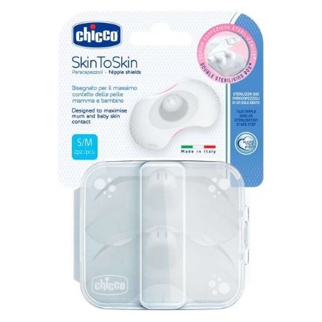 Chicco Paracapezzoli in silicone silicone per allattamento naturale Chicco Paracapezzoli in silicone silicone per allattamento naturale