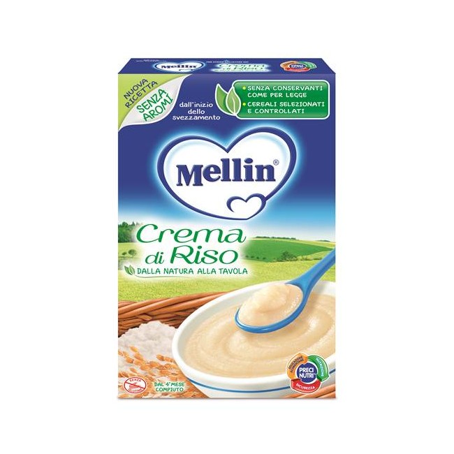 Mellin crema riso 200 g ct 7