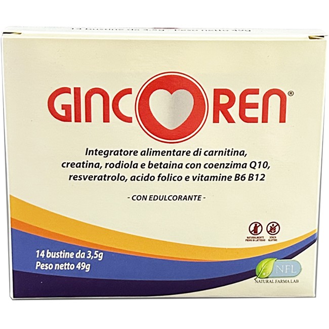 Natural Farma Lab Gincoren 14 Bustine Natural Farma Lab Gincoren 14 Bustine