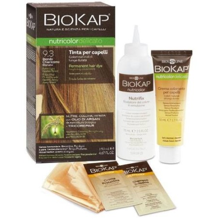 Bios Line Biokap Nutricolor Delicato 9,3 New Biondo Chiarissimo Dorato Tinta 140 Ml Bios Line Biokap Nutricolor Delicato 9,3 New Biondo Chiarissimo Dorato Tinta 140 Ml