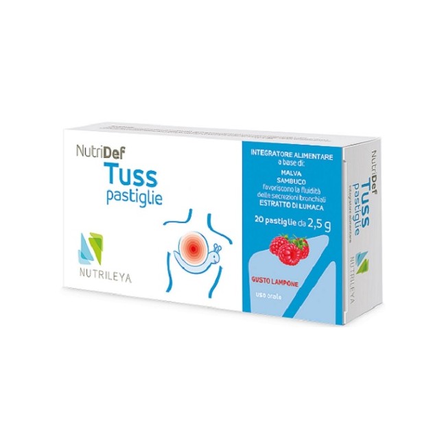 Nutrileya Nutridef Tuss 20 Pastiglie Lampone Nutrileya Nutridef Tuss 20 Pastiglie Lampone