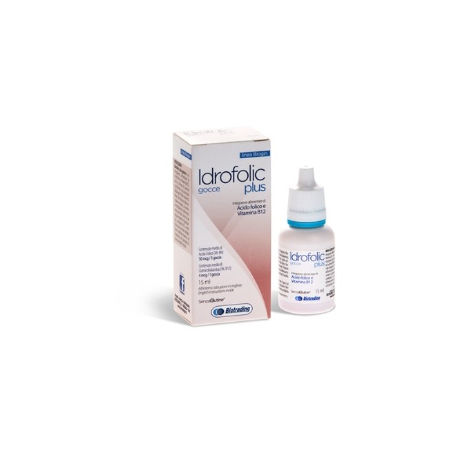 Biotrading Idrofolic Plus Gocce 15 Ml Biotrading Idrofolic Plus Gocce 15 Ml