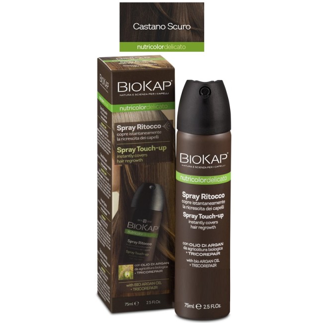 Bios Line Biokap Nutridel Spray Ritocco Castano Scuro 75 Ml Bios Line Biokap Nutridel Spray Ritocco Castano Scuro 75 Ml