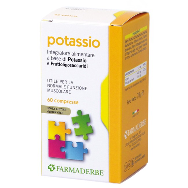 Farmaderbe Potassio 60 Compresse Farmaderbe Potassio 60 Compresse