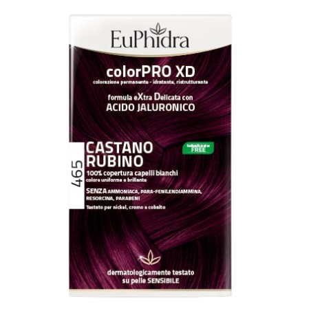 Zeta Farmaceutici Euphidra Colorpro Xd 465 Cast Rubino Gel Colorante Capelli In Flacone + Attivante + Balsamo + Guanti Zeta Farmaceutici Euphidra Colorpro Xd 465 Cast Rubino Gel Colorante Capelli In Flacone + Attivante + Balsamo + Guanti