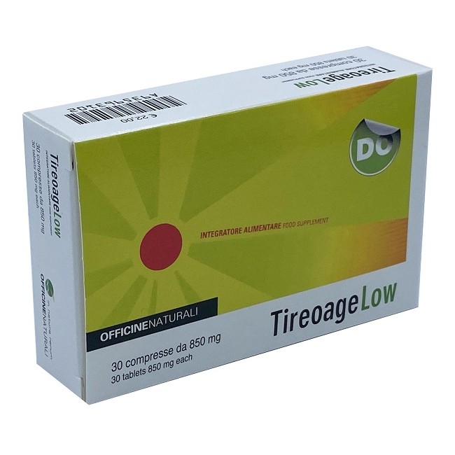 Officine Naturali Tireoage Low 30 Compresse 850 Mg