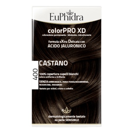 Zeta Farmaceutici Euphidra Colorpro Xd 400 Castano Gel Colorante Capelli In Flacone + Attivante + Balsamo + Guanti Zeta Farmaceutici Euphidra Colorpro Xd 400 Castano Gel Colorante Capelli In Flacone + Attivante + Balsamo + Guanti
