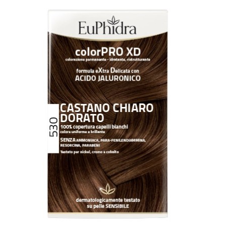 Zeta Farmaceutici Euphidra Colorpro Xd 530 Castano Chiaro Dorato Gel Colorante Capelli In Flacone + Attivante + Balsamo + Guanti Zeta Farmaceutici Euphidra Colorpro Xd 530 Castano Chiaro Dorato Gel Colorante Capelli In Flacone + Attivante + Balsamo + Guanti