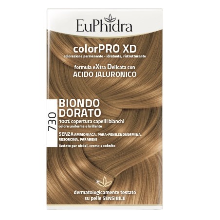 Zeta Farmaceutici Euphidra Colorpro Xd 730 Biondo Dorato Gel Colorante Capelli In Flacone + Attivante + Balsamo + Guanti Zeta Farmaceutici Euphidra Colorpro Xd 730 Biondo Dorato Gel Colorante Capelli In Flacone + Attivante + Balsamo + Guanti