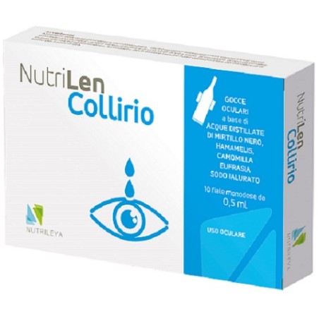 Nutrileya Nutrilen Collirio 10 Flaconcini Monodose 0,5 Ml Nutrileya Nutrilen Collirio 10 Flaconcini Monodose 0,5 Ml