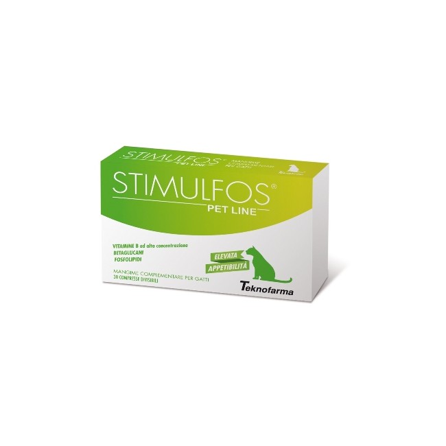 Teknofarma Stimulfos Pet Line Gatto Mangime Complementare Scatola 30 Compresse