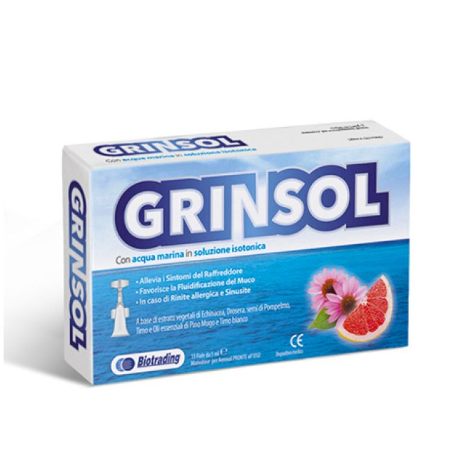 Biotrading Grinsol 15 Fiale X 5 Ml Biotrading Grinsol 15 Fiale X 5 Ml