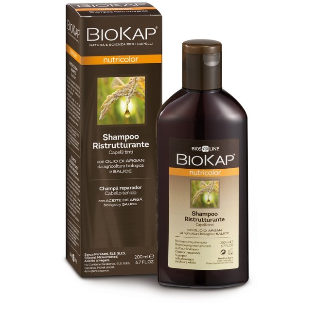 Bios Line Biokap Nutricolor Shampoo Ristrutturante 200 Ml Bios Line Biokap Nutricolor Shampoo Ristrutturante 200 Ml