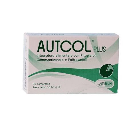 Laerbium Pharma Autcol Plus 36 Compresse Laerbium Pharma Autcol Plus 36 Compresse
