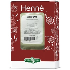 Erba Vita Henne Colorante Capelli Nero 100 G