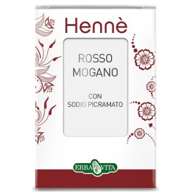 Erba Vita Henne Colorante Capelli Rosso Mogano 100 G