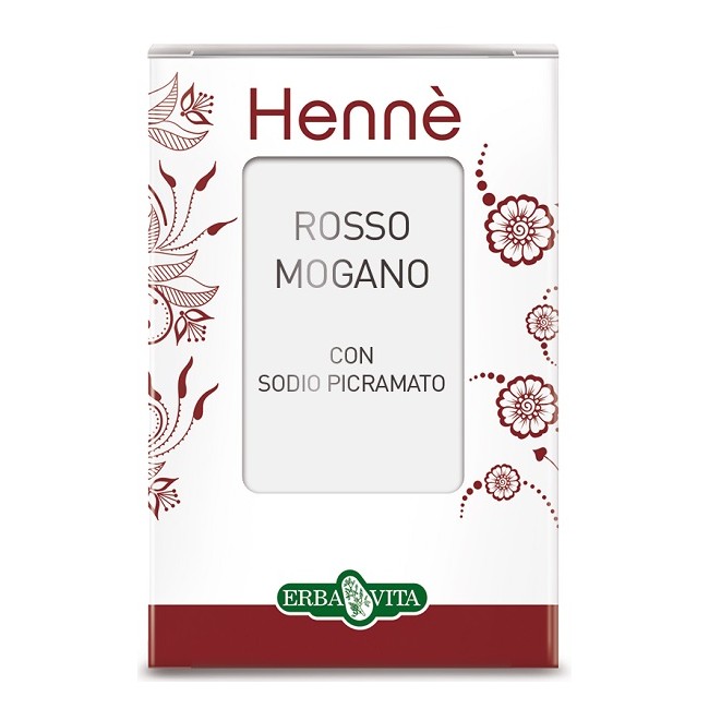 Erba Vita Henne Colorante Capelli Rosso Mogano 100 G Erba Vita Henne Colorante Capelli Rosso Mogano 100 G