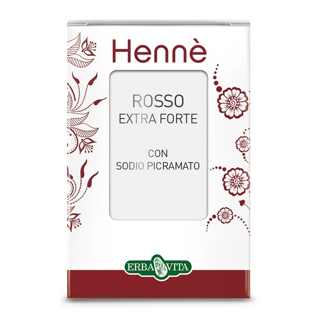 Erba Vita Henne Colorante Capelli Rosso Naturale Extra Forte Erba Vita Henne Colorante Capelli Rosso Naturale Extra Forte