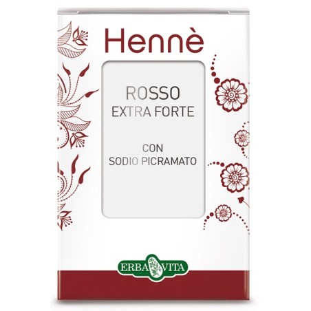 Erba Vita Henne Colorante Capelli Rosso Naturale Extra Forte Erba Vita Henne Colorante Capelli Rosso Naturale Extra Forte