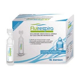 Zambon Fluirespira Soluzione Fisiologica Sterile 30 Flaconcini Monodose Da 5ml