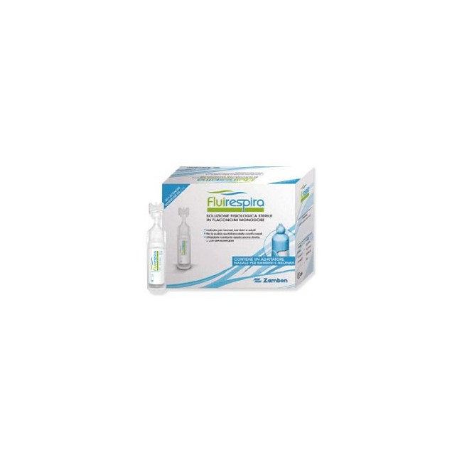 Zambon Fluirespira Soluzione Fisiologica Sterile 30 Flaconcini Monodose Da 5ml Zambon Fluirespira Soluzione Fisiologica Sterile 30 Flaconcini Monodose Da 5ml