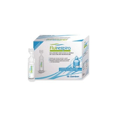 Zambon Fluirespira Soluzione Fisiologica Sterile 30 Flaconcini Monodose Da 5ml Zambon Fluirespira Soluzione Fisiologica Sterile 30 Flaconcini Monodose Da 5ml