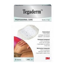 3m Tegaderm Medicazione Impermeabile Trasparente 5 Pezzi 6x7 Cm
