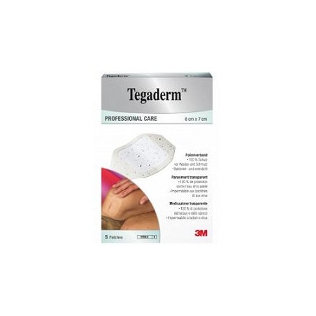 3m Tegaderm Medicazione Impermeabile Trasparente 5 Pezzi 6x7 Cm 3m Tegaderm Medicazione Impermeabile Trasparente 5 Pezzi 6x7 Cm