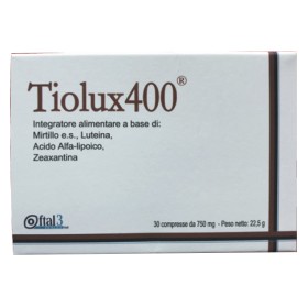 Oftal 3 Italia Tiolux 400 30 Compresse