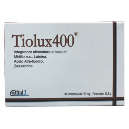 Oftal 3 Italia Tiolux 400 30 Compresse Oftal 3 Italia Tiolux 400 30 Compresse