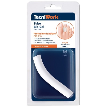 Tecniwork Biogel Fascetta Tubolare Gel Dita Piedi Small 1 Pezzo Tecniwork Biogel Fascetta Tubolare Gel Dita Piedi Small 1 Pezzo