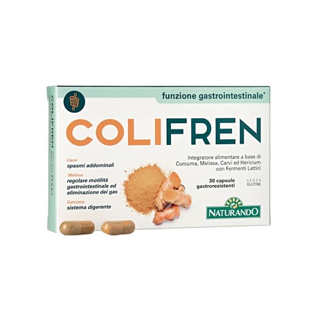 Naturando Colifren 30 Capsule Vegetali Gastroresistenti Naturando Colifren 30 Capsule Vegetali Gastroresistenti