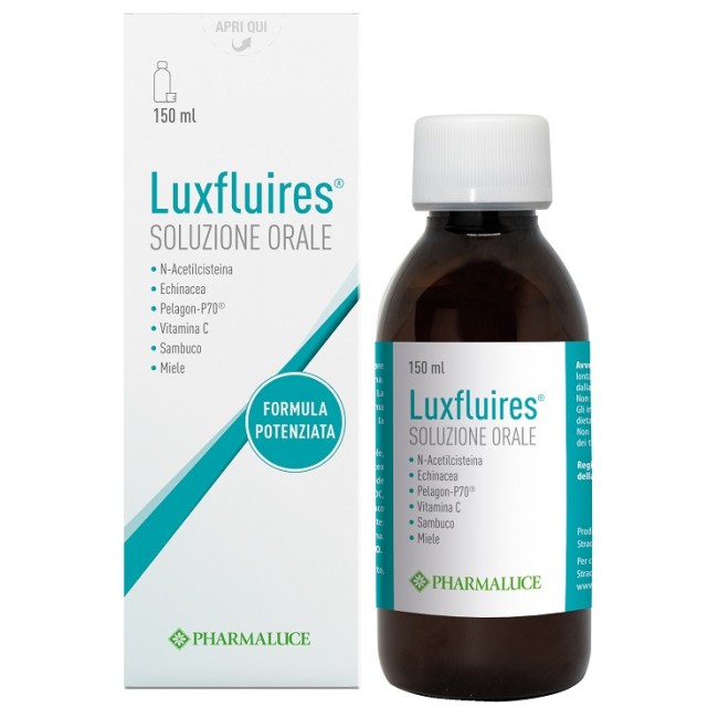 Pharmaluce Luxfluires Soluzione Orale 150 Ml Pharmaluce Luxfluires Soluzione Orale 150 Ml