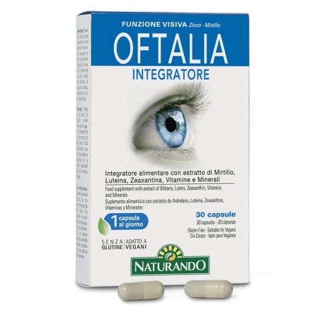 Naturando Oftalia Integratore 30 Capsule Naturando Oftalia Integratore 30 Capsule